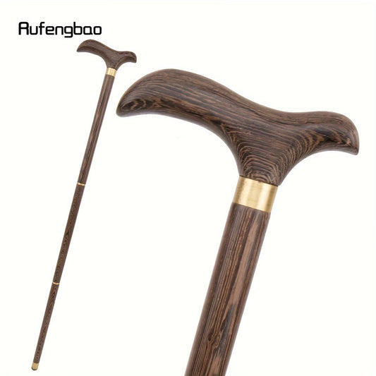 Klassieke Houten Wandelstok "Donker Eiken"