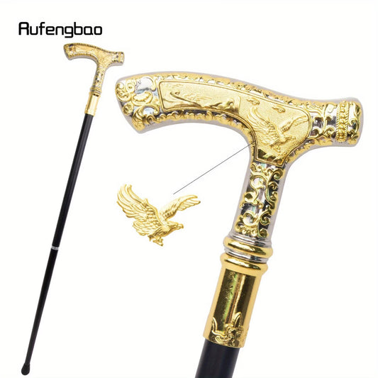 Luxe Handgemaakte Wandelstok "Golden Eagle"