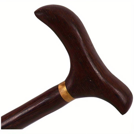 Ambachtelijke Houten Wandelstok "De Klassieker"