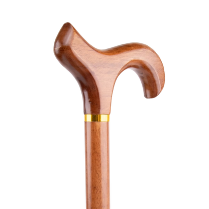 Elegante Houten Sierwandelstok "Classic Amber"