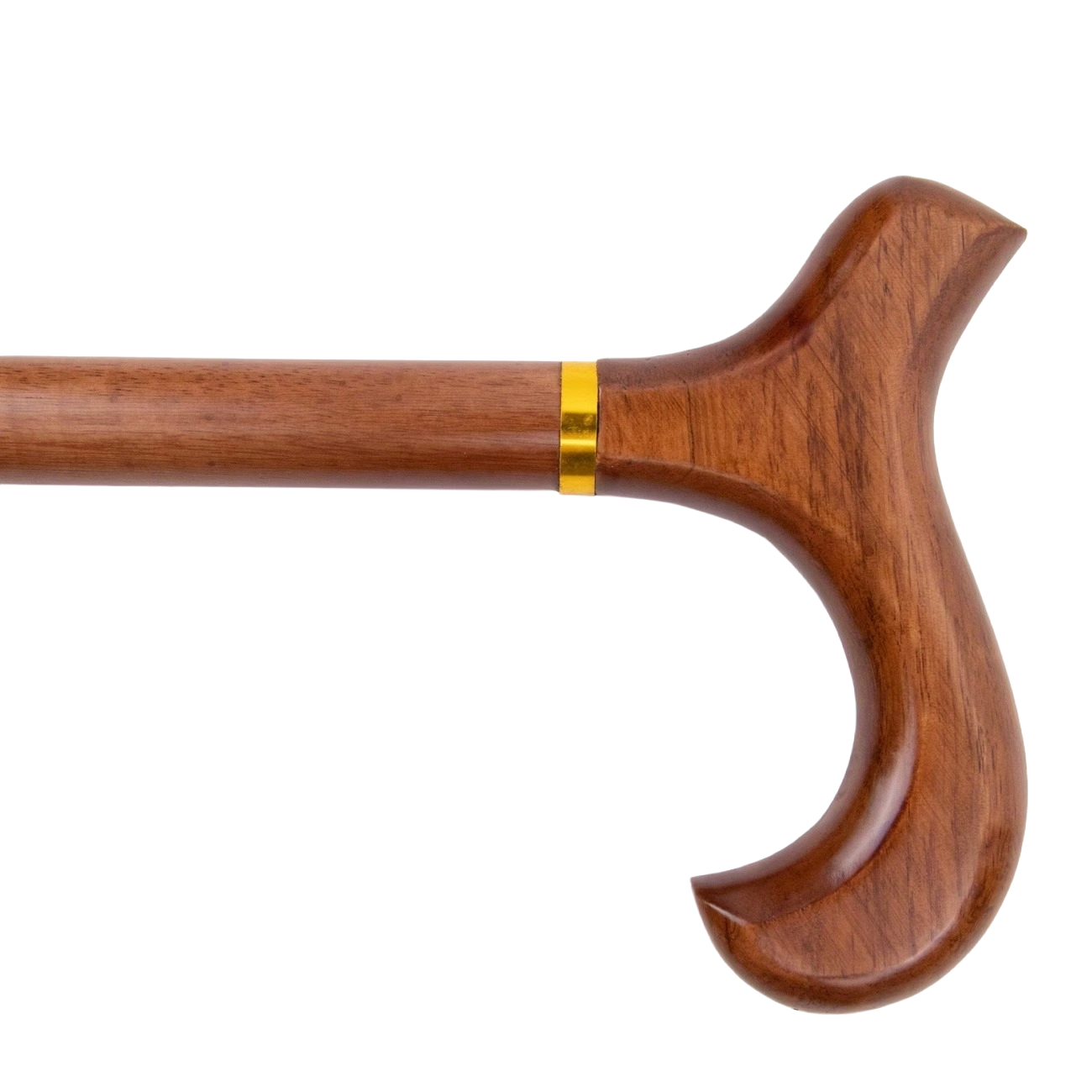 Elegante Houten Sierwandelstok "Classic Amber"