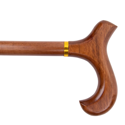 Elegante Houten Sierwandelstok "Classic Amber"