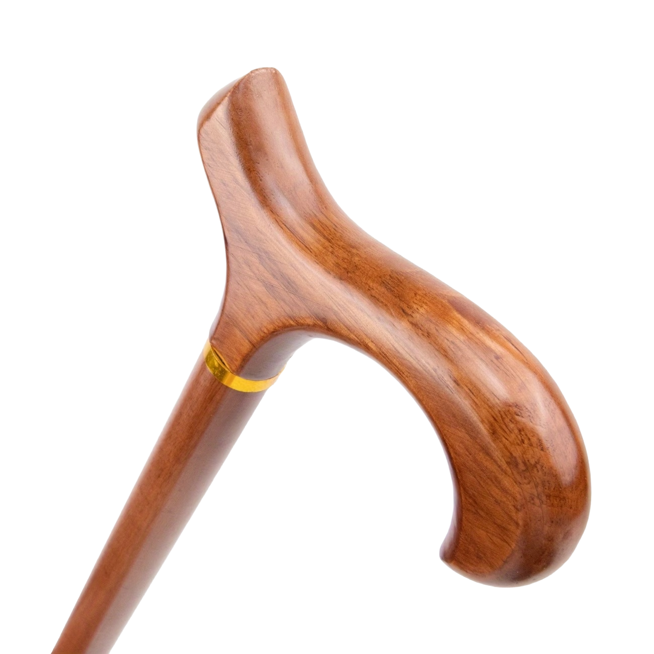 Elegante Houten Sierwandelstok "Classic Amber"