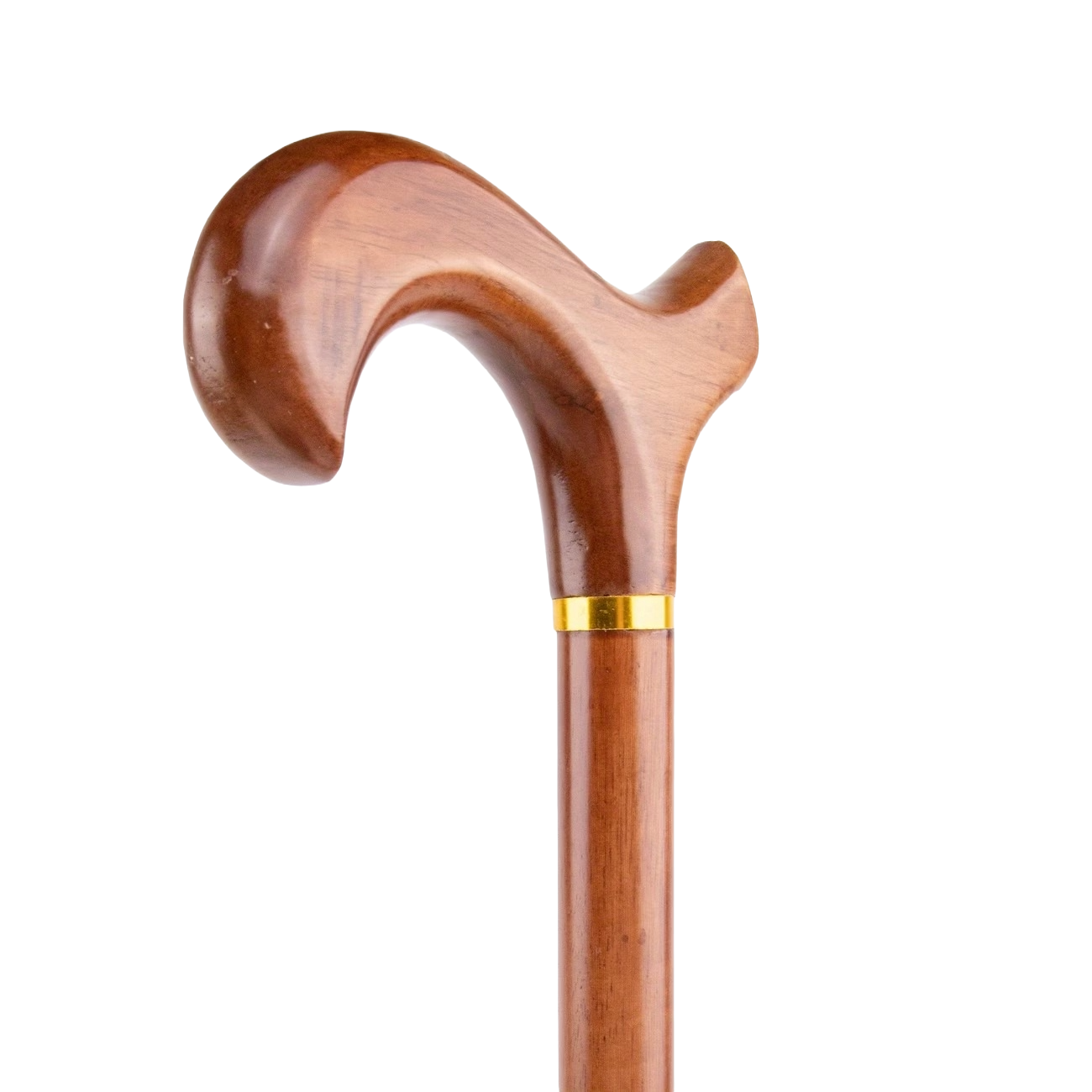 Elegante Houten Sierwandelstok "Classic Amber"