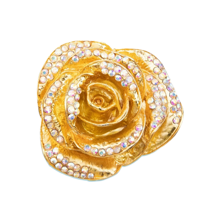 Exclusieve Sierwandelstok "Gouden Roos"