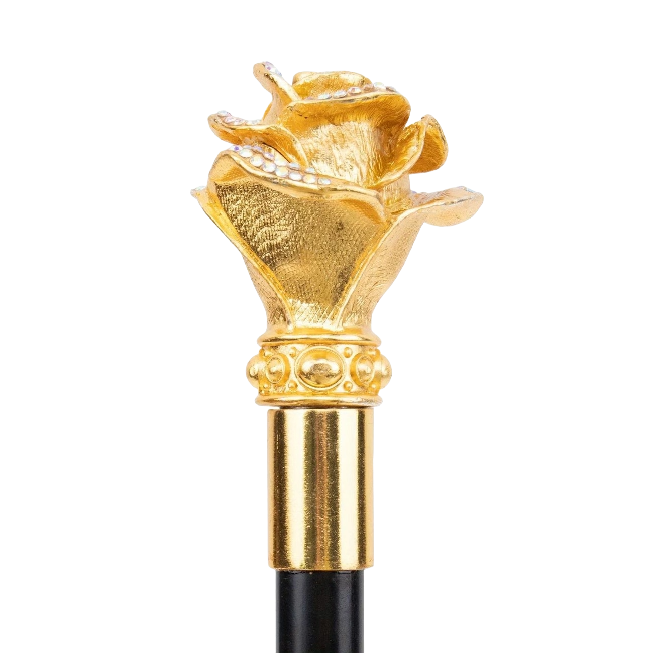 Exclusieve Sierwandelstok "Gouden Roos"
