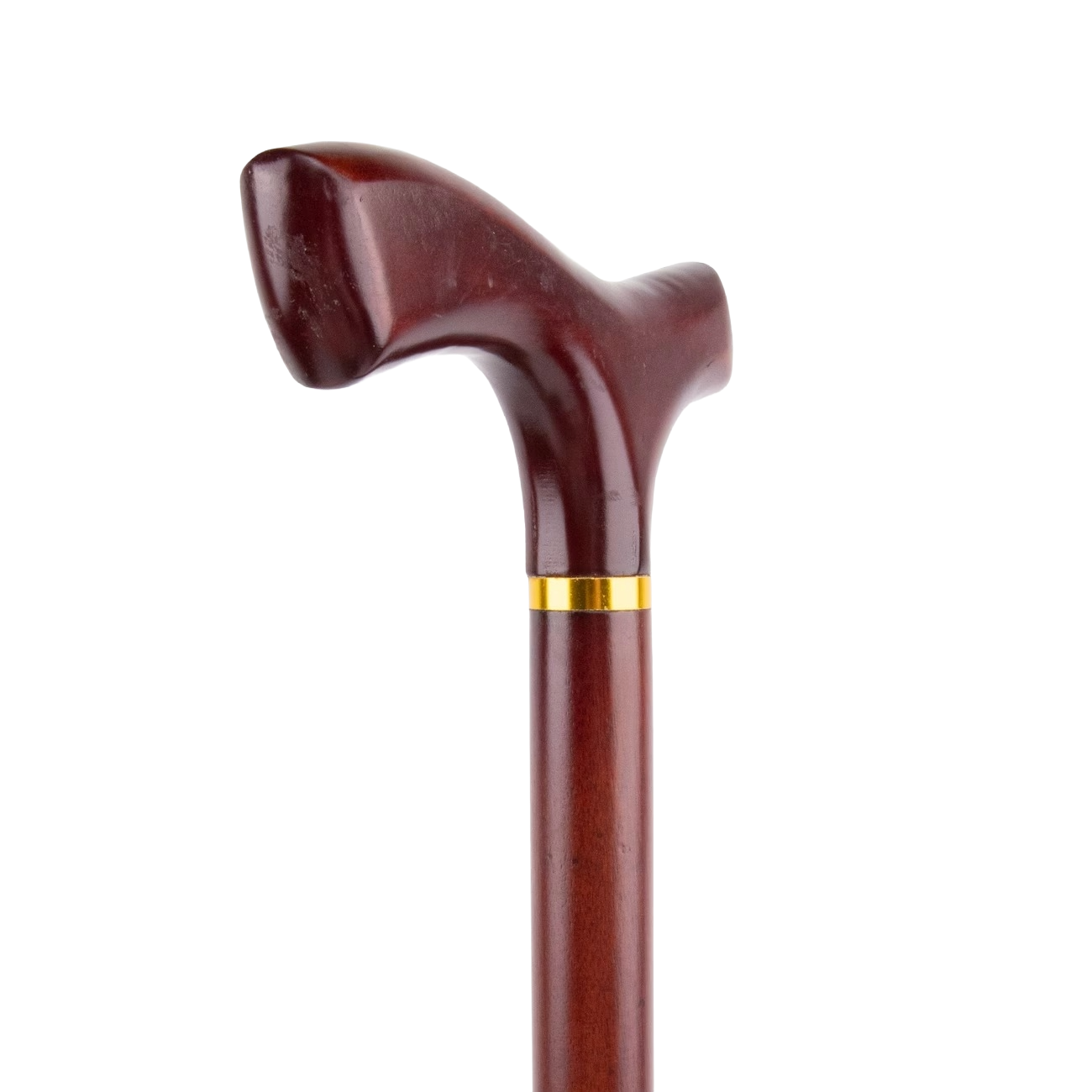 Elegante Houten Sierwandelstok "Klassiek Rood"