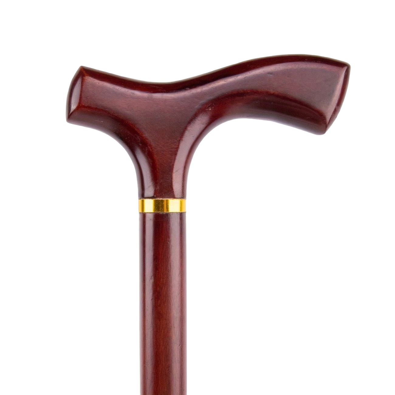 Elegante Houten Sierwandelstok "Klassiek Rood"