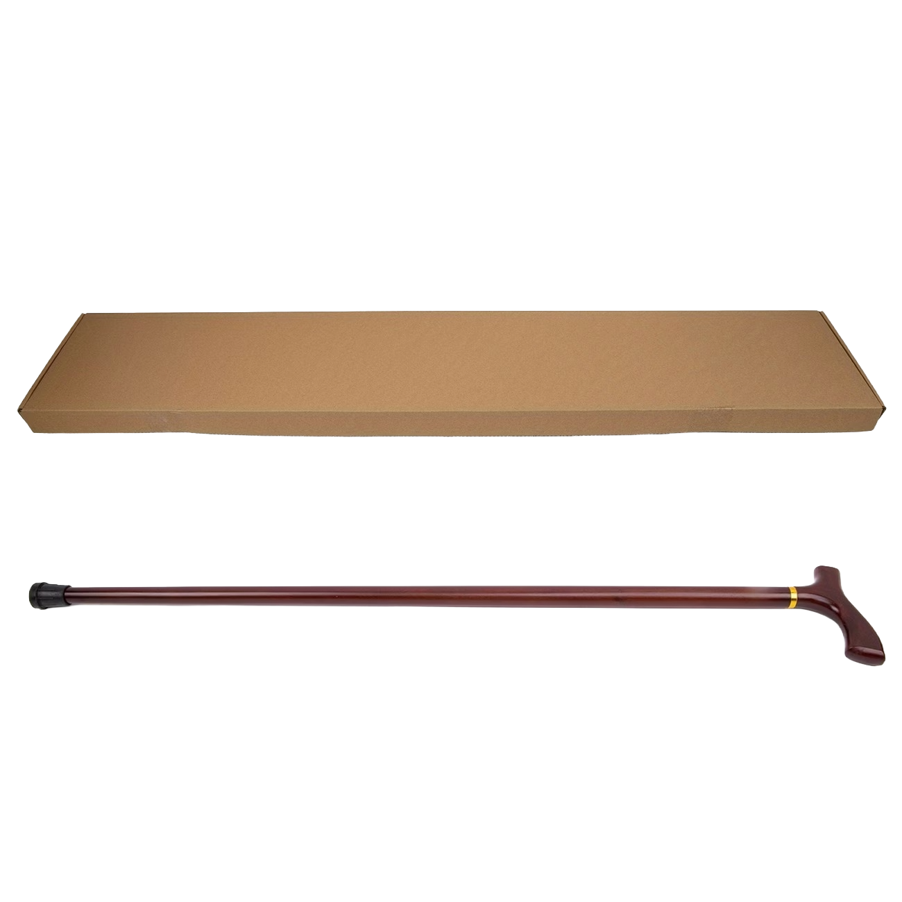 Elegante Houten Sierwandelstok "Klassiek Rood"