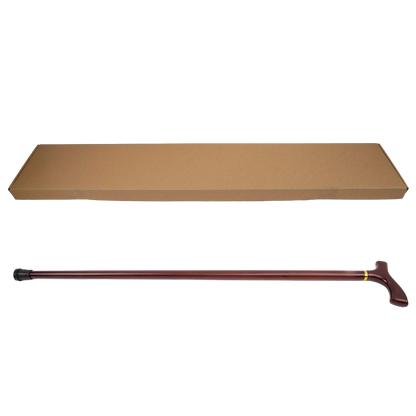 Elegante Houten Sierwandelstok "Klassiek Rood"