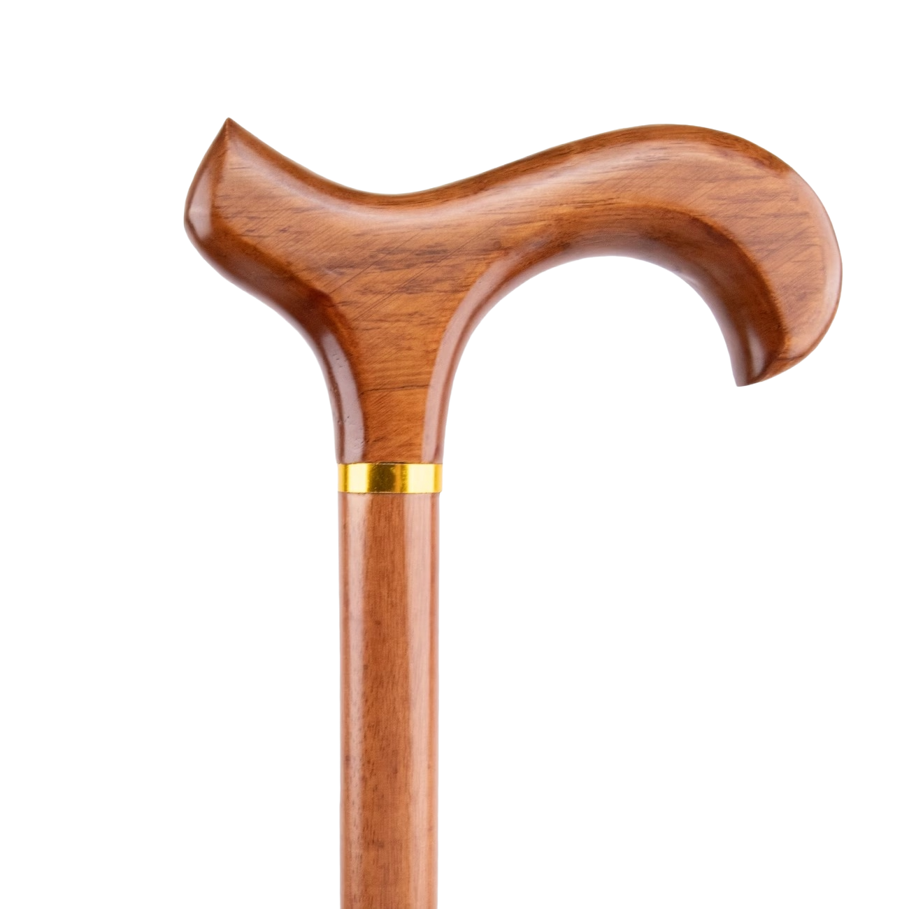 Elegante Houten Sierwandelstok "Classic Amber"