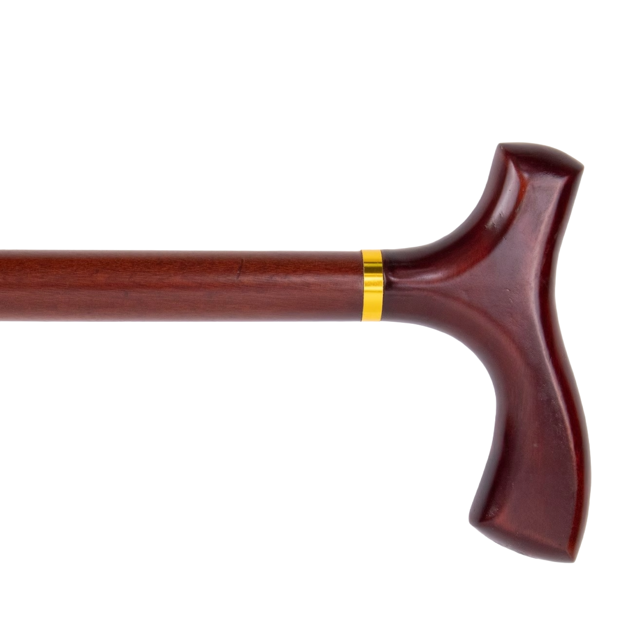 Elegante Houten Sierwandelstok "Klassiek Rood"