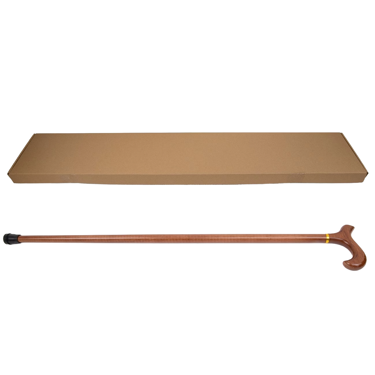 Elegante Houten Sierwandelstok "Classic Amber"